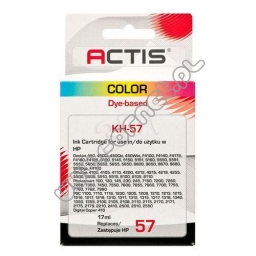 Tusz HP  57 kolor, zamiennik Actis KH-57
