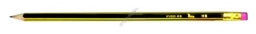 Ołówek drewniany z gumką Tetis KV050