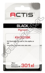Tusz HP 301XL czarny, zamiennik Actis KH-301BK