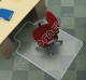 Mata pod krzesło na dywany kształt "T" Q-Connect