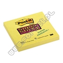 Karteczki samoprzylepne 76x76mm 3M Post-it 654-S Super Sticky żółty, 90 kartek