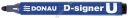 Marker permanentny Donau D-signer U z okrągłą końcówką, gr.linii 4mm