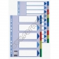 Przekładki do segregatora A4 10 kart PP Esselte plastikowe kolorowe maxi