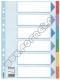 Przekładki do segregatora A4 6 kart Esselte kartonowe kolorowe z kartą opisową