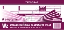 Druk  WZ 6 pozycyjne 1/3 A4 T01099 Typograf