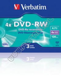 Dysk DVD-RW 4.7GB Verbatim Slim