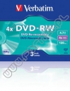 Dysk DVD-RW 4.7GB Verbatim Slim