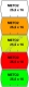Etykieta do metkownicy II rzędowa fluor falista 26x16mm