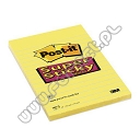 Karteczki samoprzylepne 102x152mm 3M Post-it 660-S Super Sticky, żółty 75 kartek