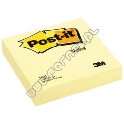 Karteczki samoprzylepne 100x100mm 3M Post-it 5635, żółty XL 200 kartek