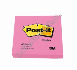 Karteczki samorzylepne Post-it 654N 76x76mm 100 kartek